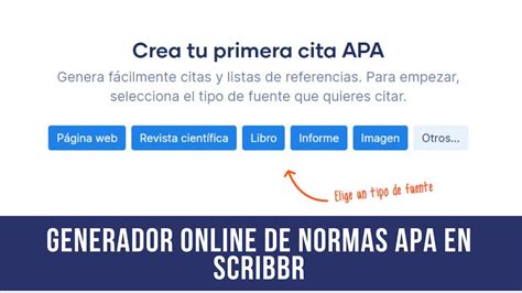 formato apa online generador|Formato con el Generador de Scribbr